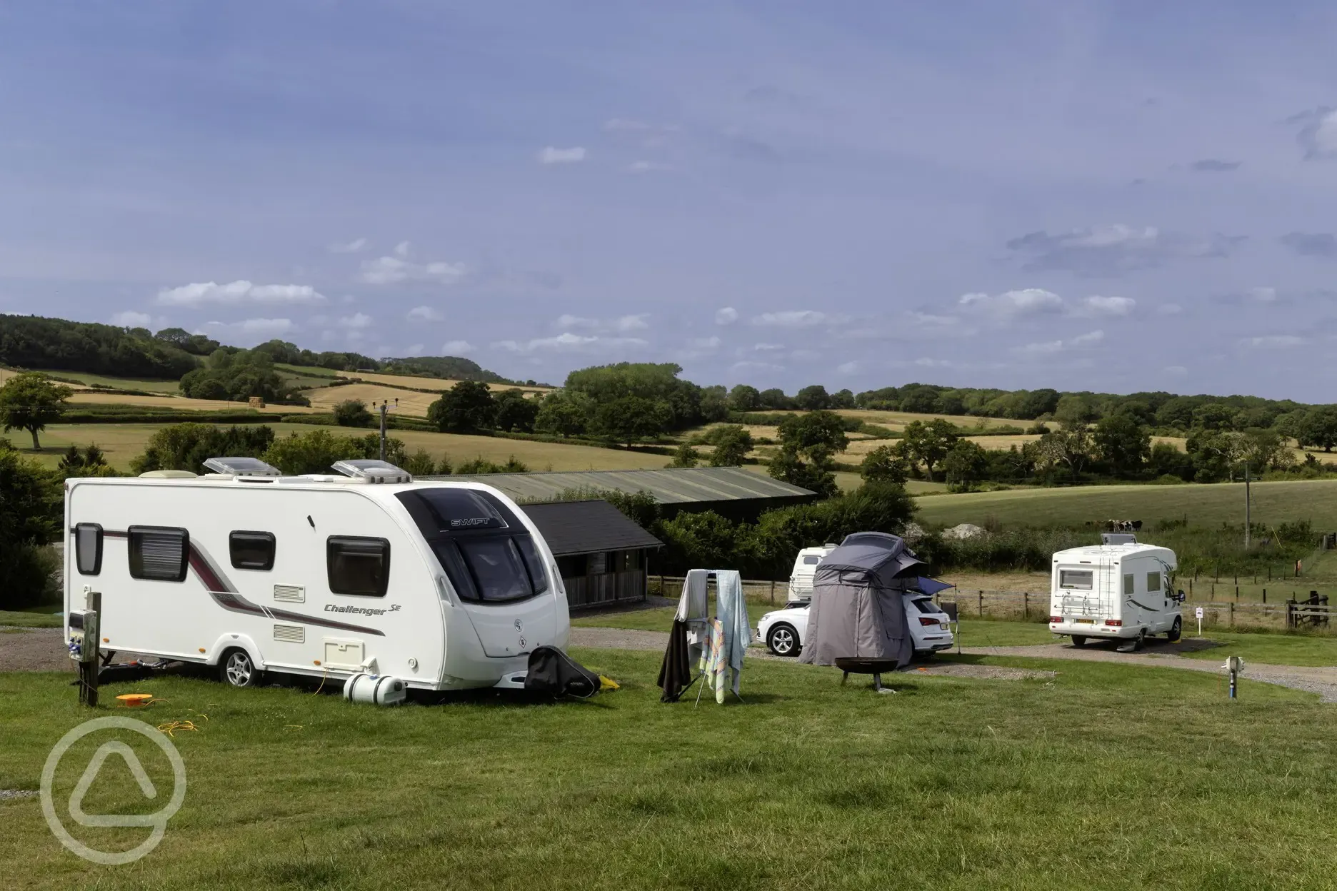 Electric hardstanding pitches