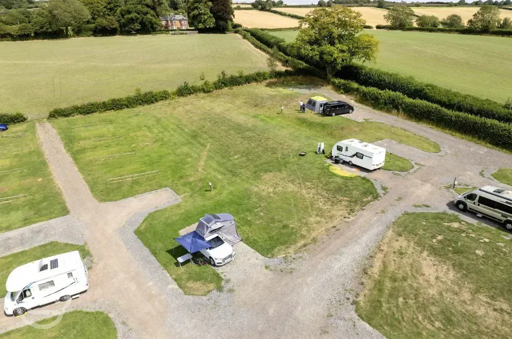 Grass and hardstanding pitches