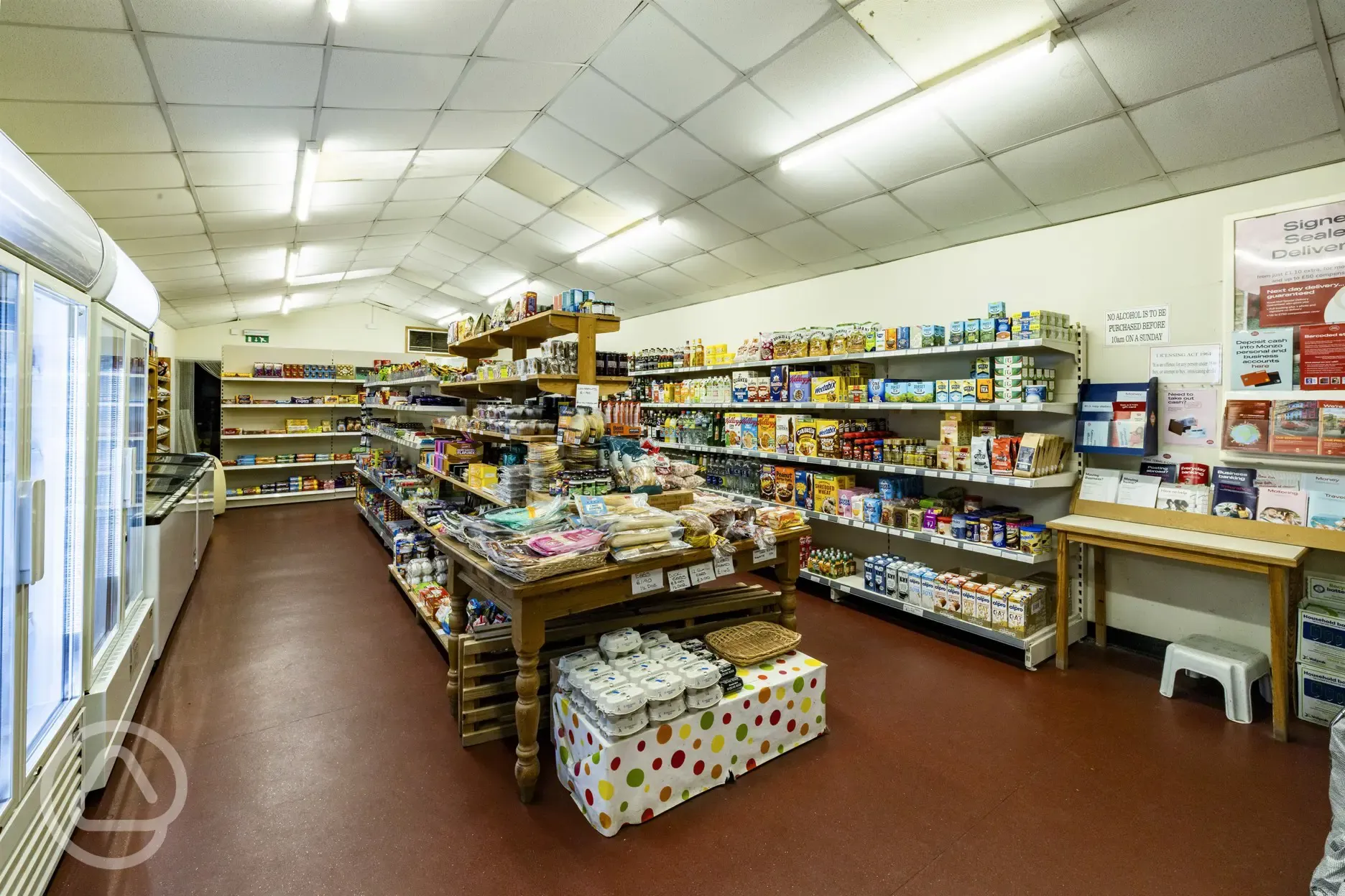 Onsite shop interior