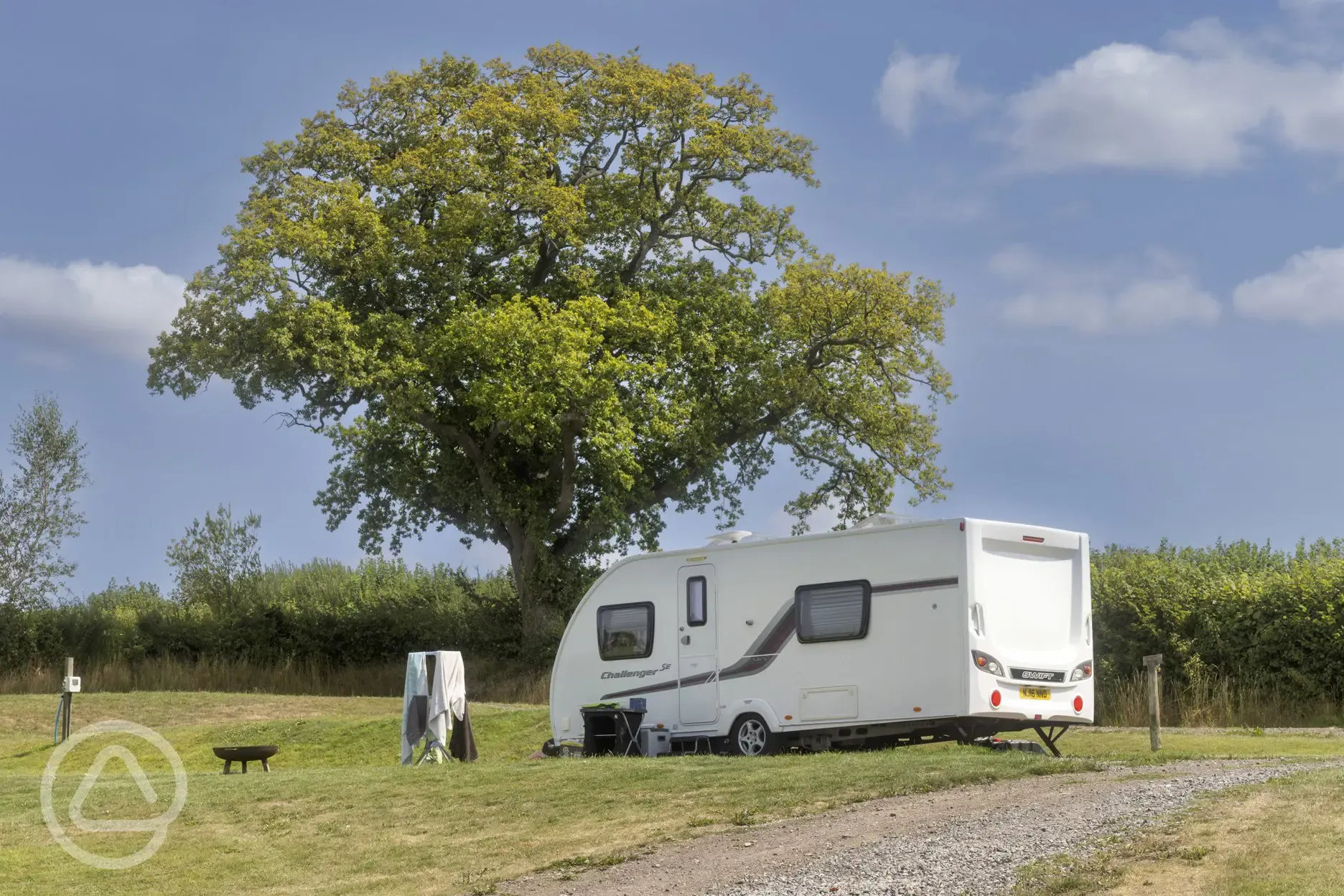 Electric hardstanding pitches