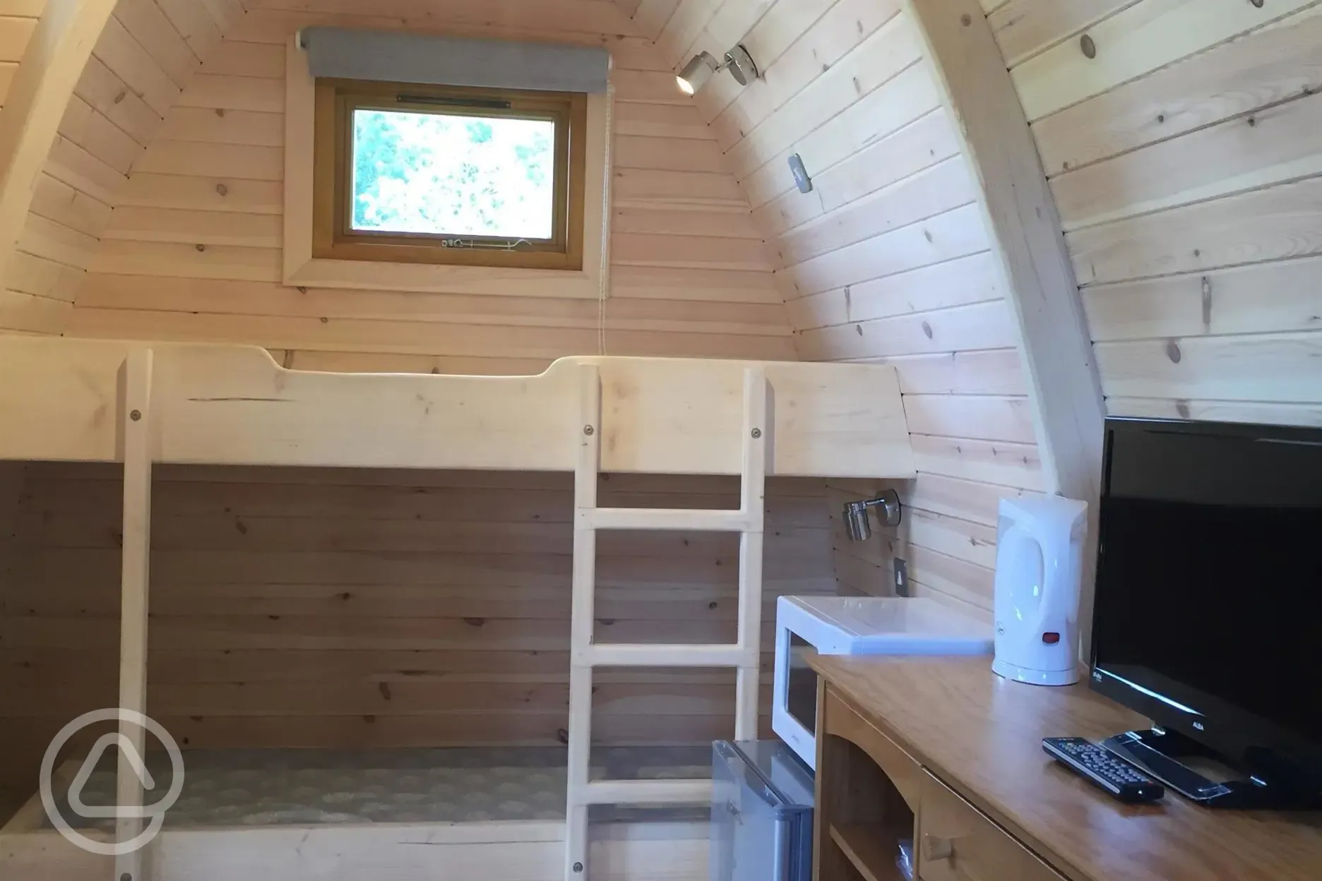 Glamping pods interior