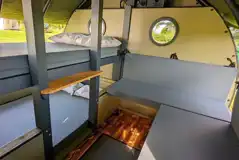 Landpod with two double bunk beds (bring own bedding or hire)