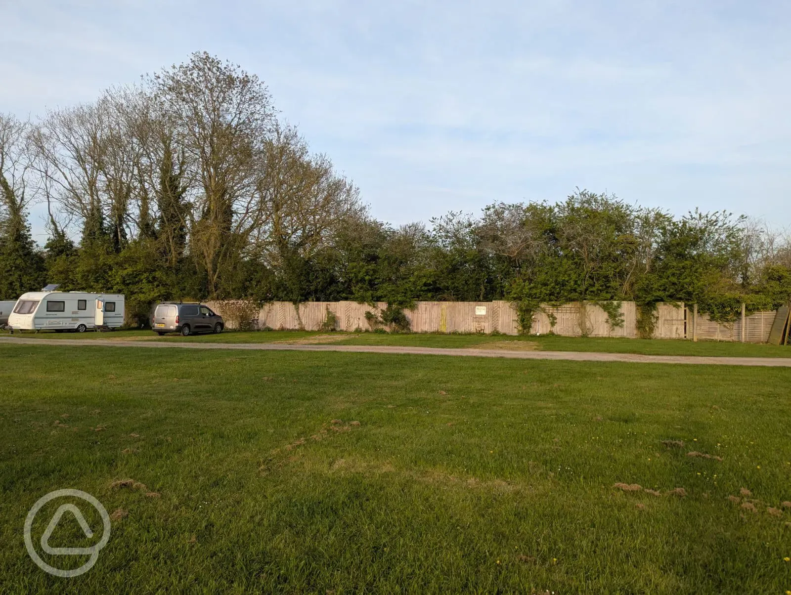 Hardstanding and grass pitches