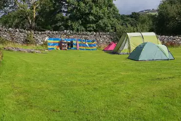 Tents at Pentre Bach