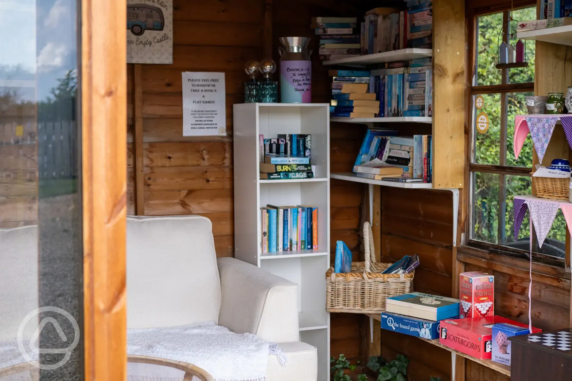 Reading room and book exchange