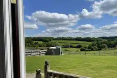 Views from the glamping arch
