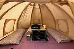 Bell tent interior