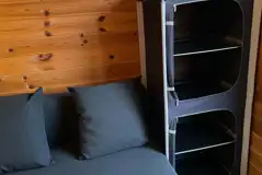 Glamping arch interior