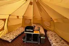 Luna bell tent interior