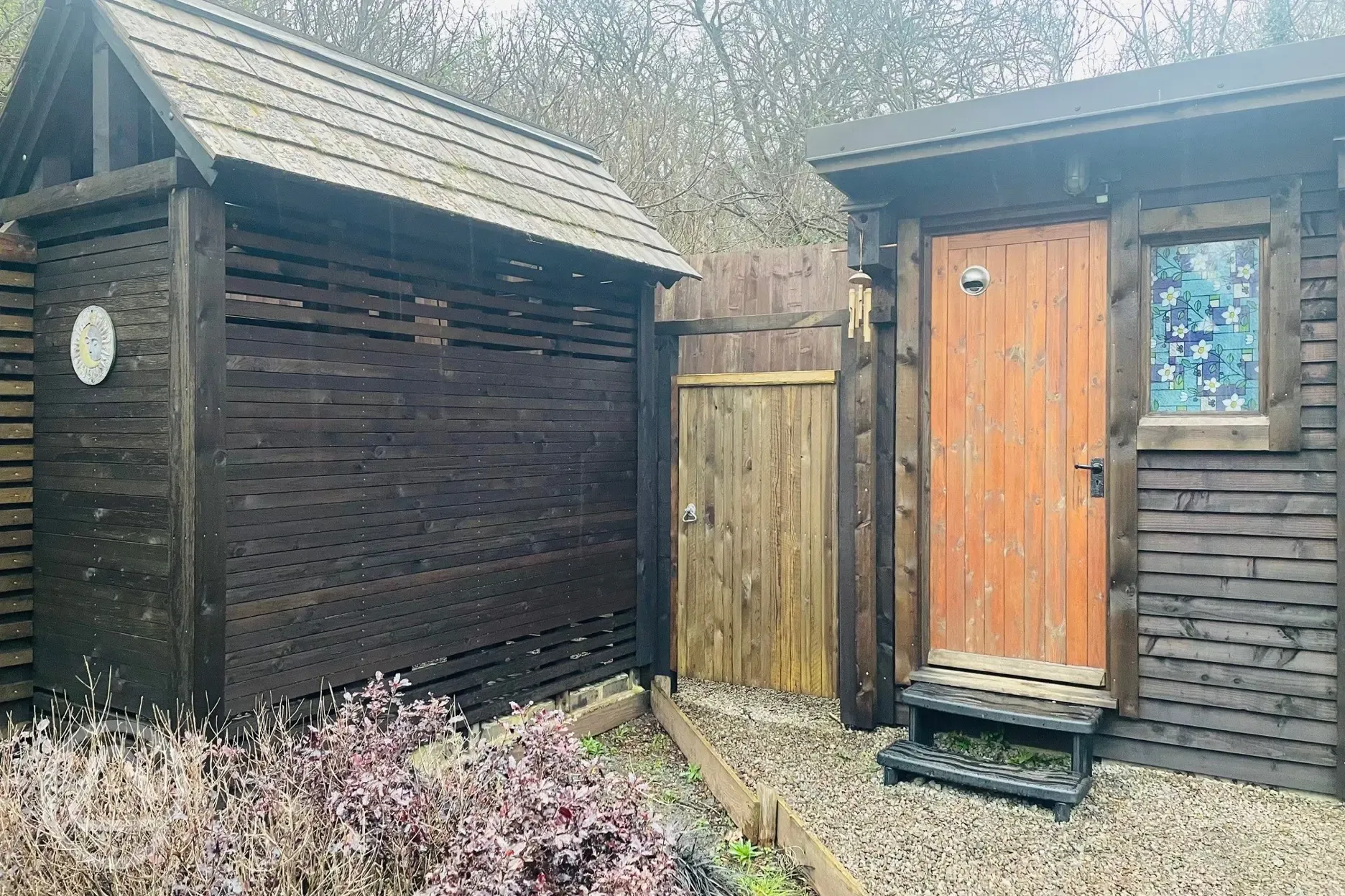 Cabin bucket shower