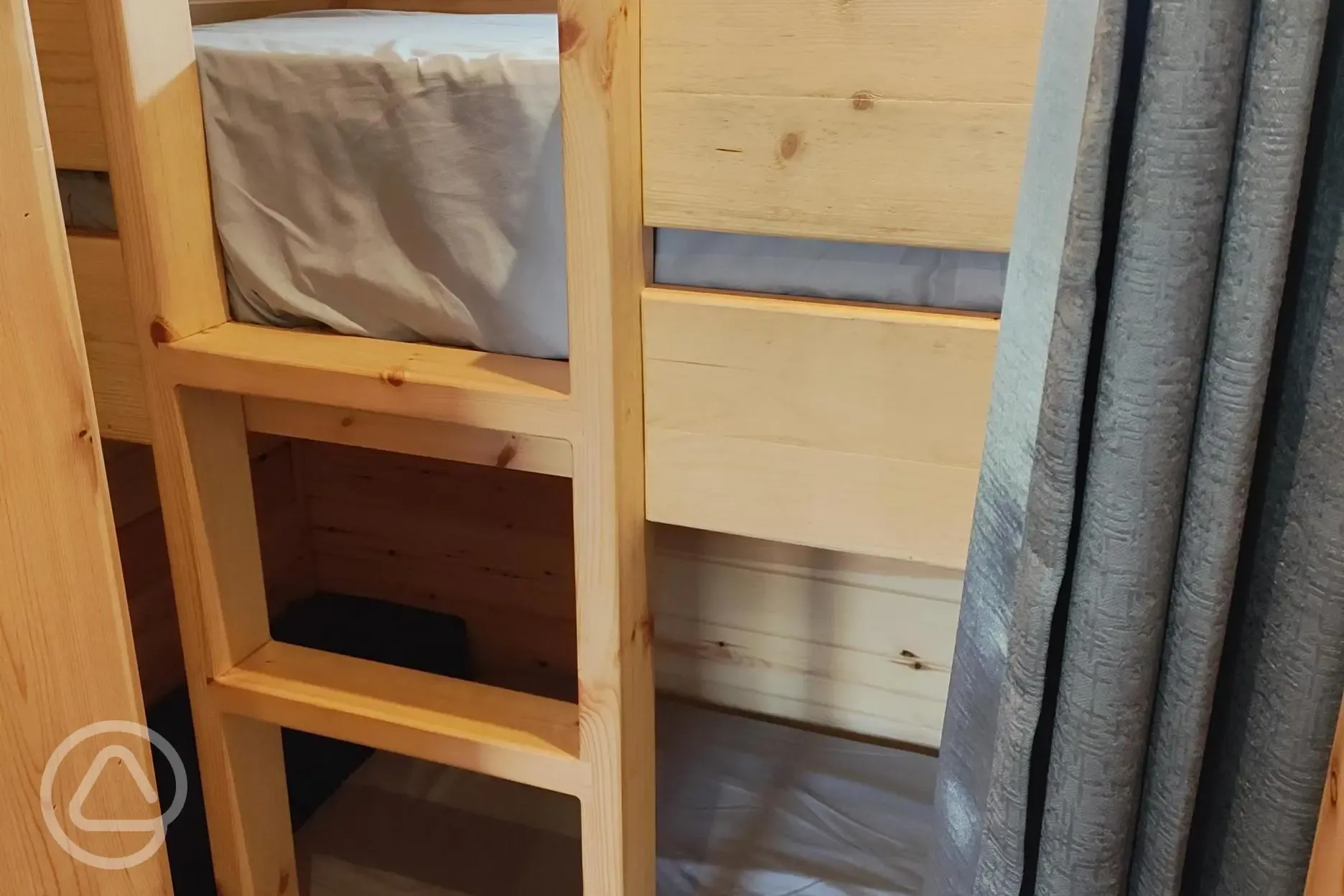 Pod (sleeps four) bunkbed