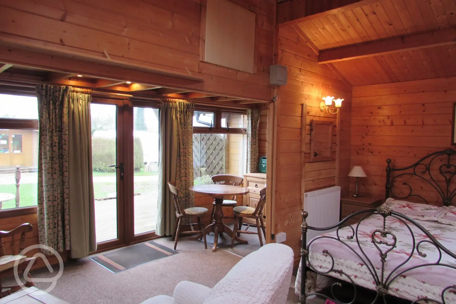 Inside Cherrywood cabin