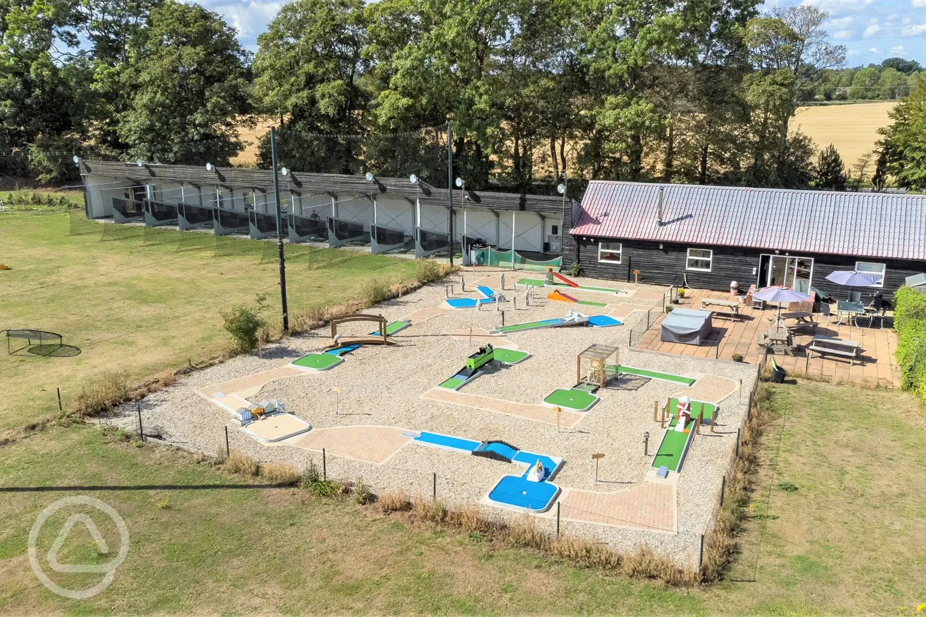 Norfolk themed crazy golf and driving range