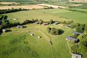 Aerial view of site