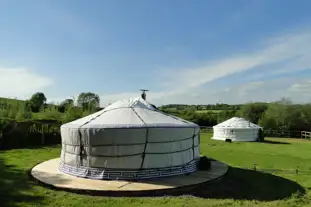 Hemsford Yurt Camp, Littlehempston, Totnes, Devon (8 miles)