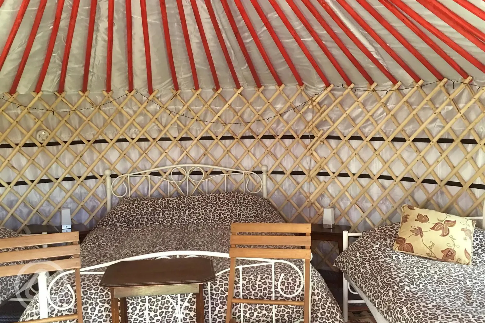 Tamar yurt interior