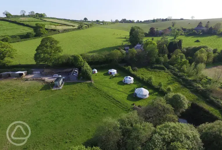 Devon yurts