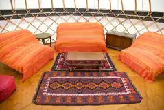 Yurt interior