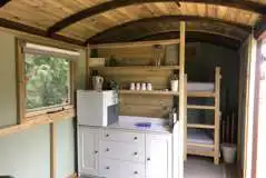 Railway wagon interior