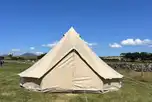 Unfurnished bell tent