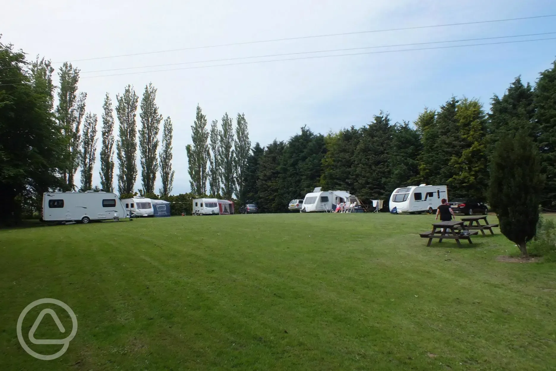 Manor Bungalow caravan pitches