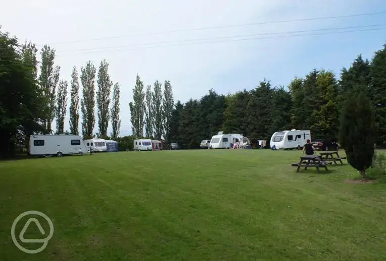 Manor Bungalow caravan pitches