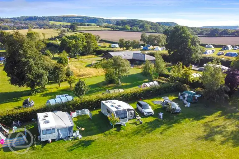 Aerial of the site