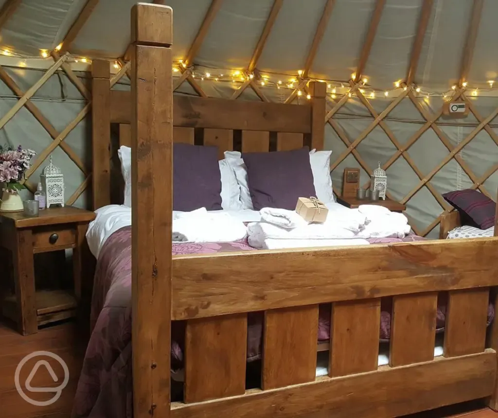 Yurt bed Secret Cloud House Holidays