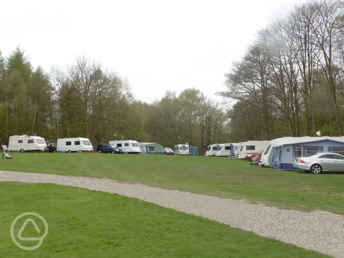 Touring pitches at Springwood Fisheries