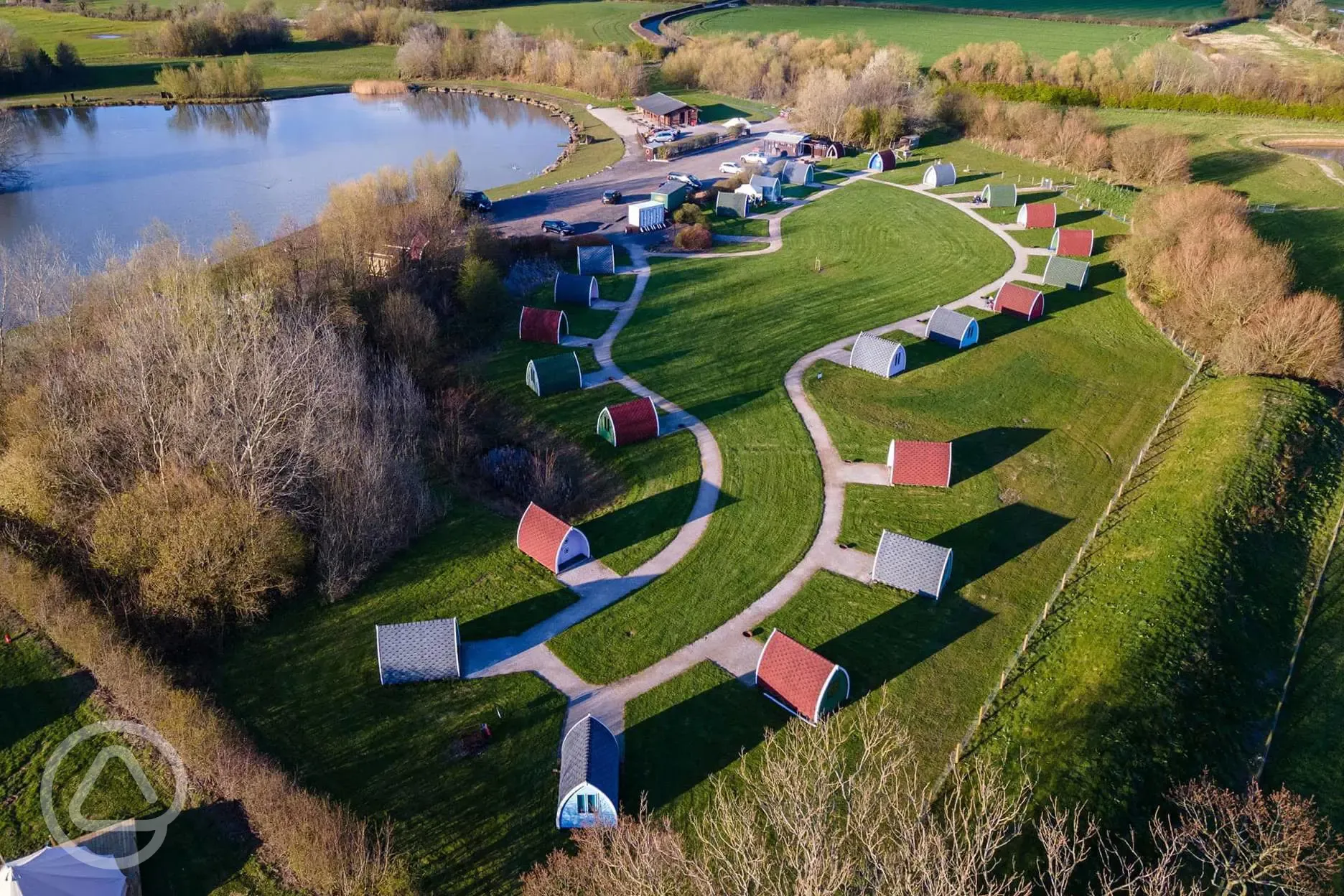 Aerial of the site