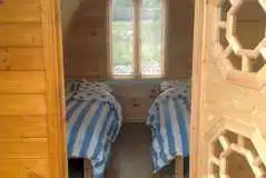 Camping pod interior