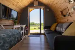 Five person pod interior