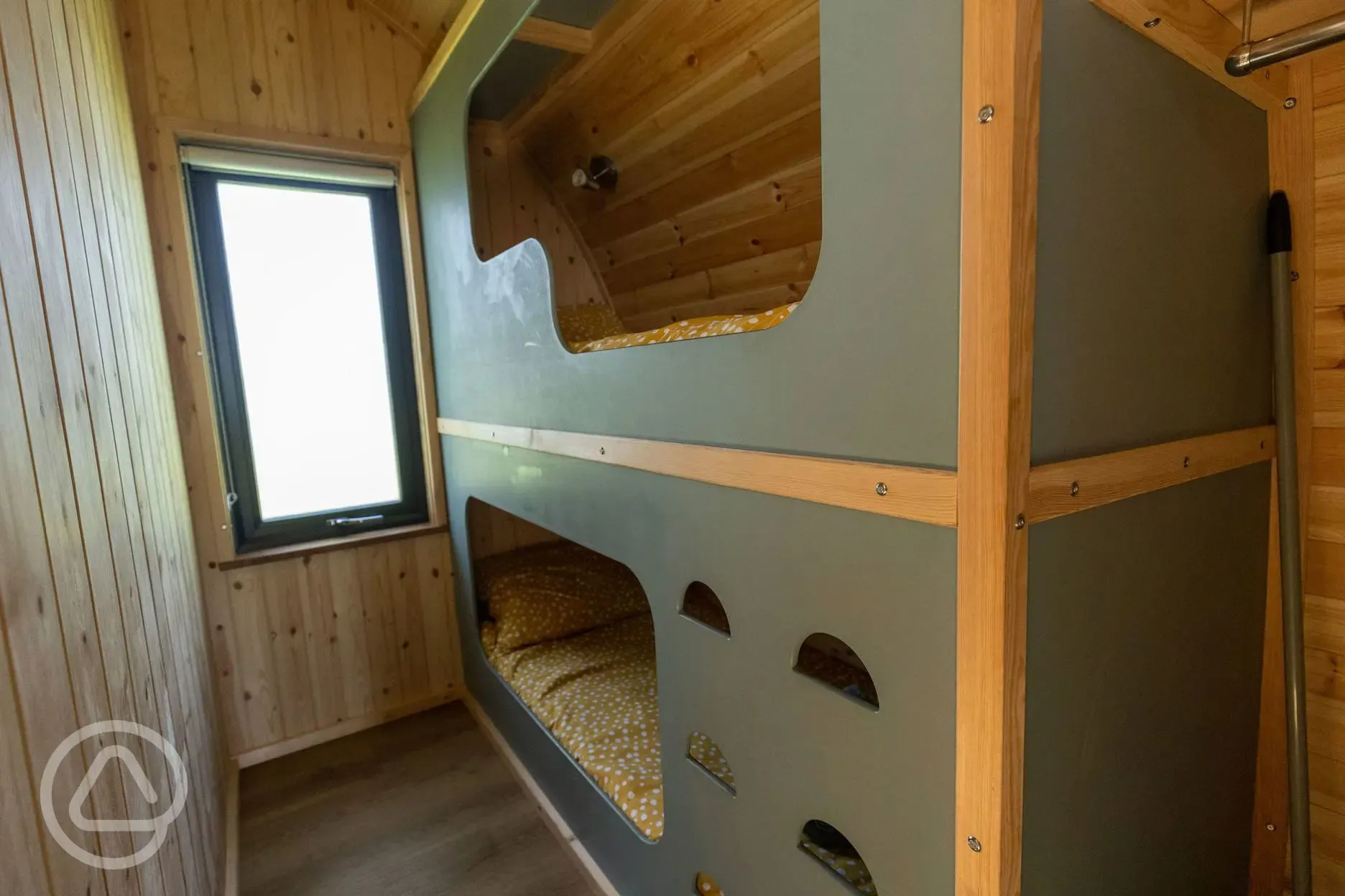 Five person pod bunk beds