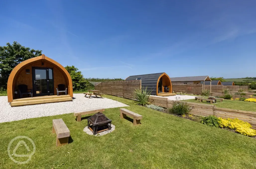 Glamping pods
