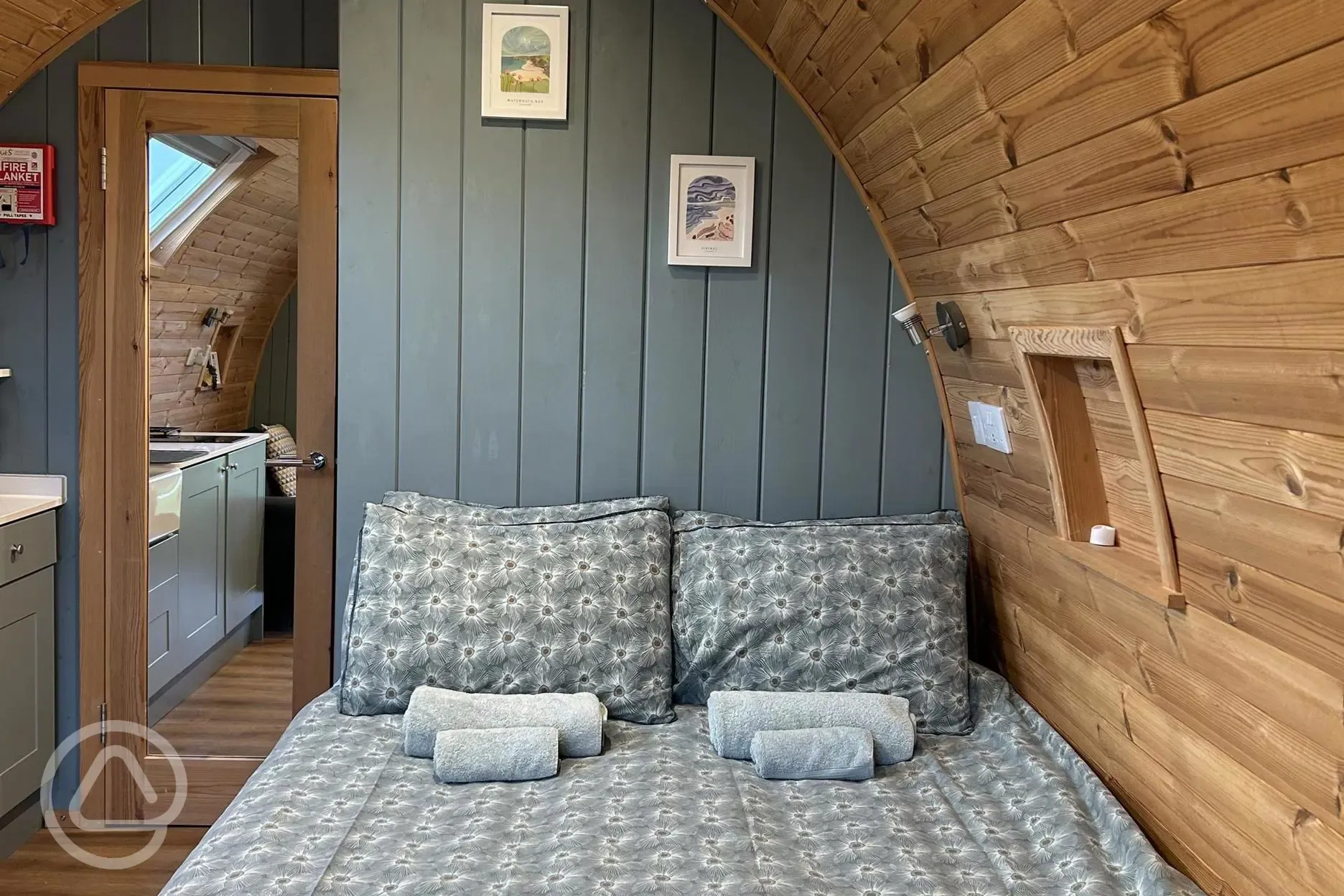 Maple and Hazel pod double bed