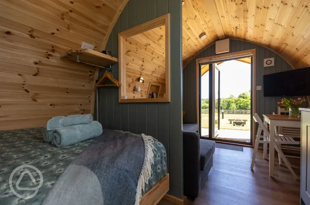 Willow and Cedar pod interior