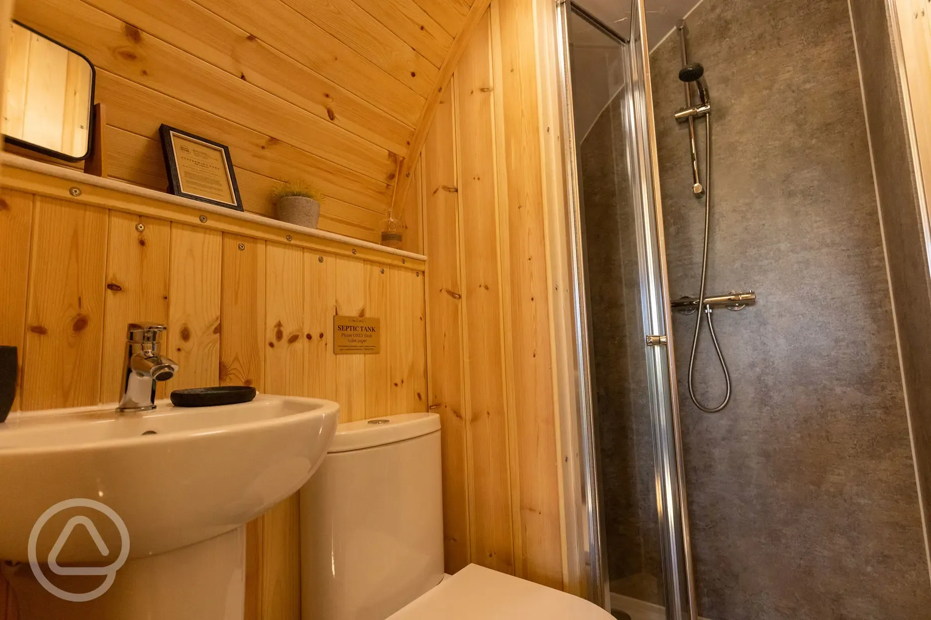 Four person pod ensuite