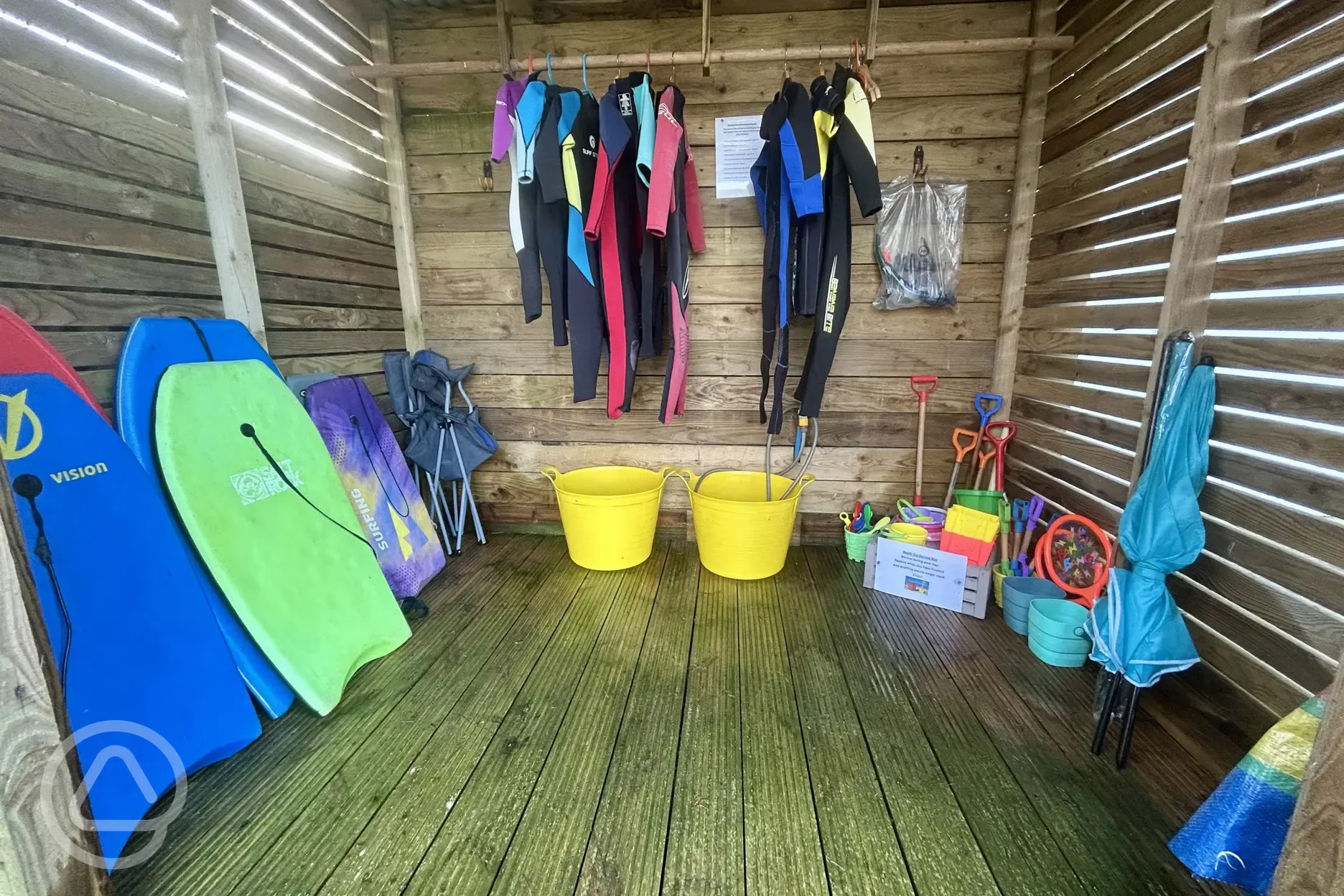 Wet suit wash