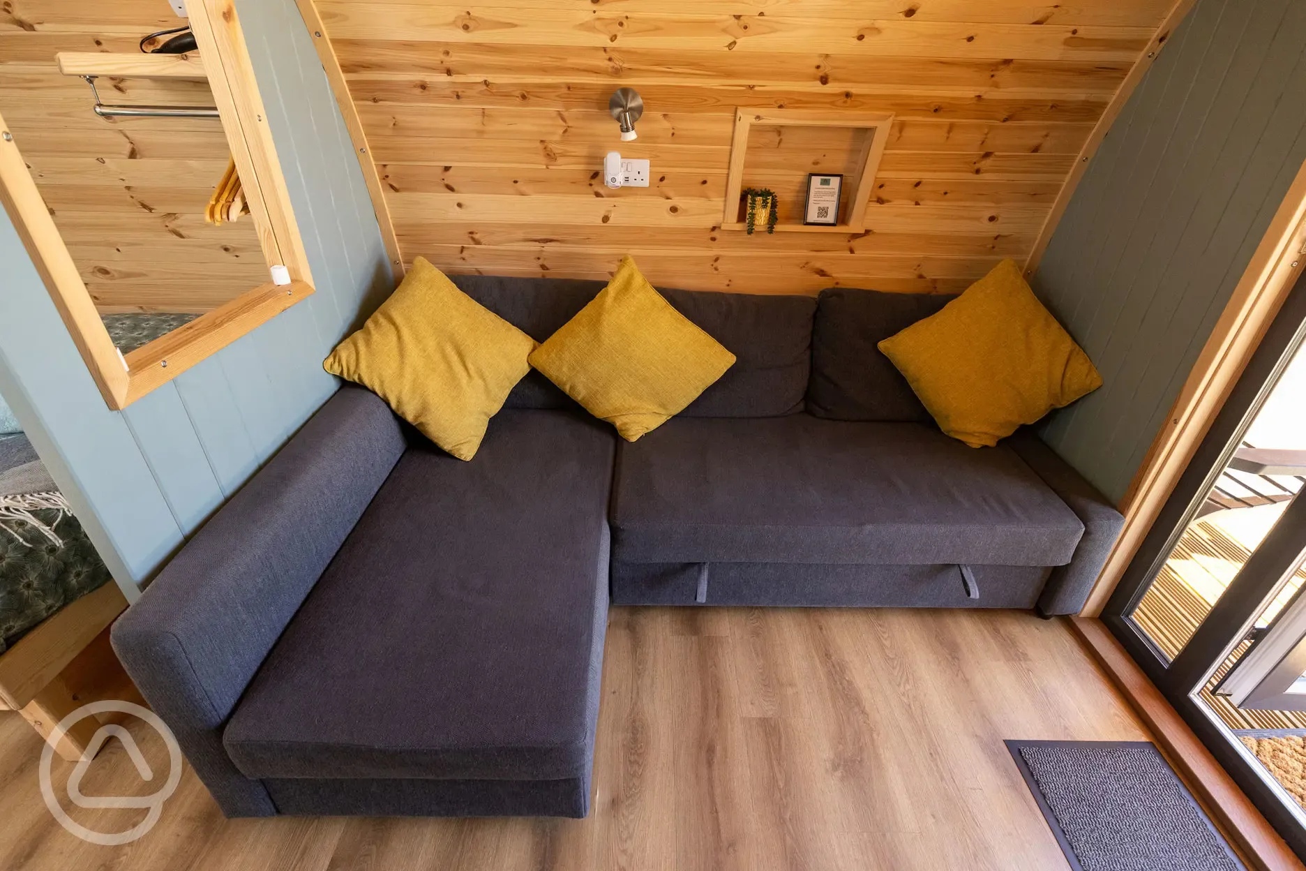 Four person pod sofa