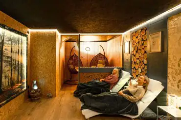 Onsite Hideaway Spa with saunas, steam rooms, and a hot tub at The Dorset