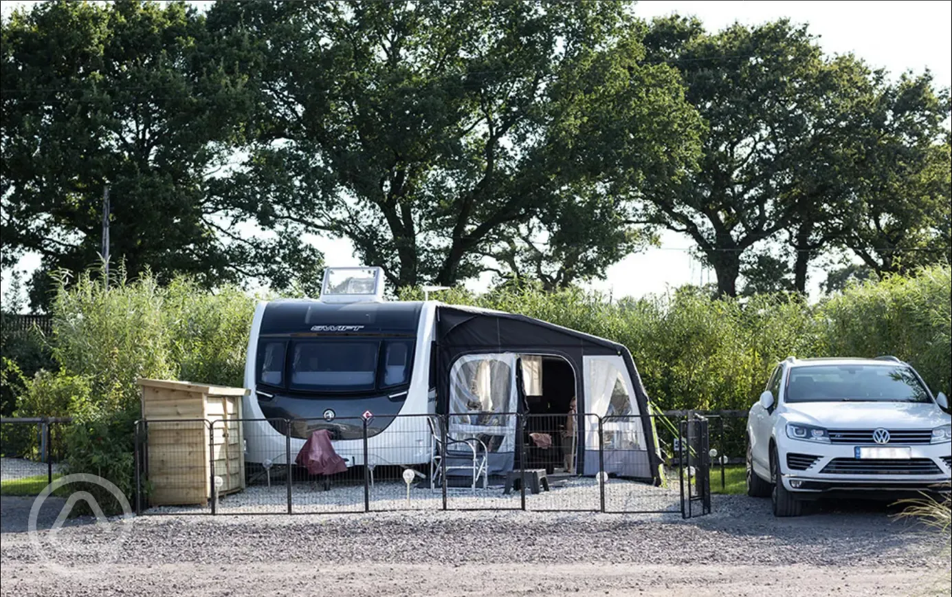 Electric hardstanding pitches