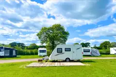 Fully serviced grass pitches Fully serviced grass pitches
