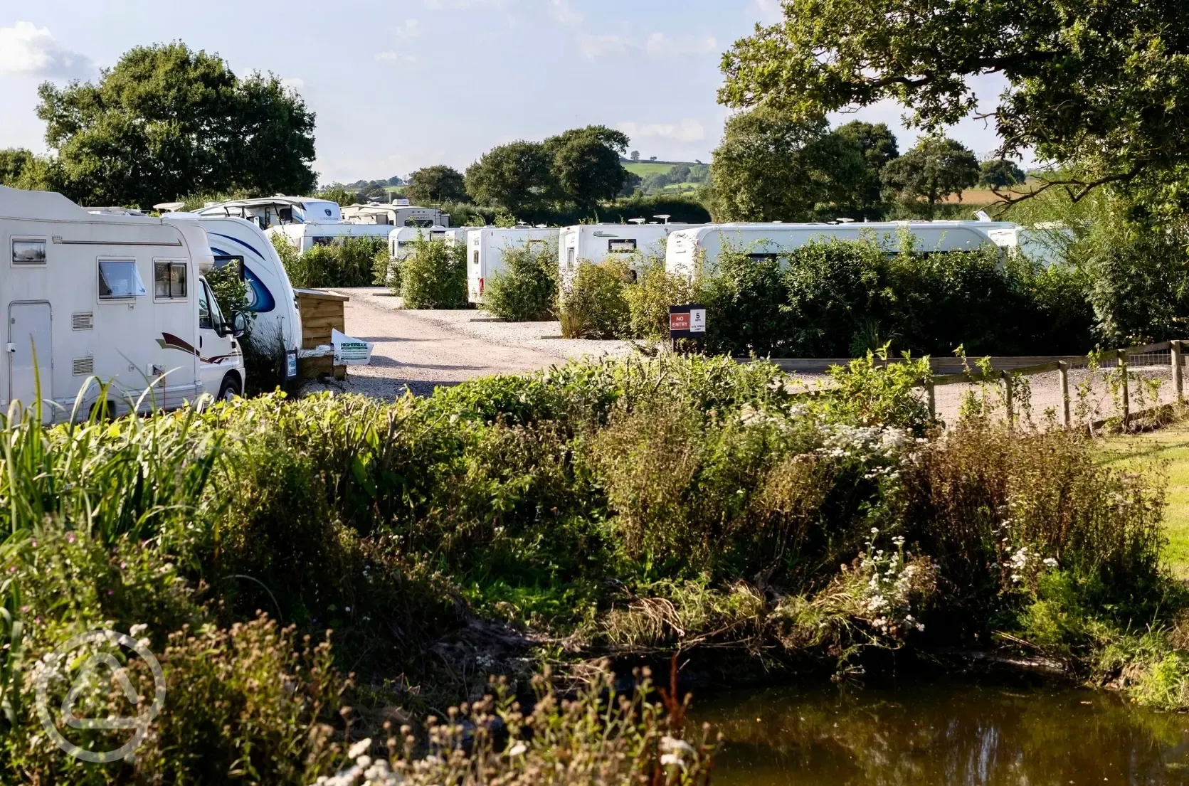 Electric hardstanding pitches
