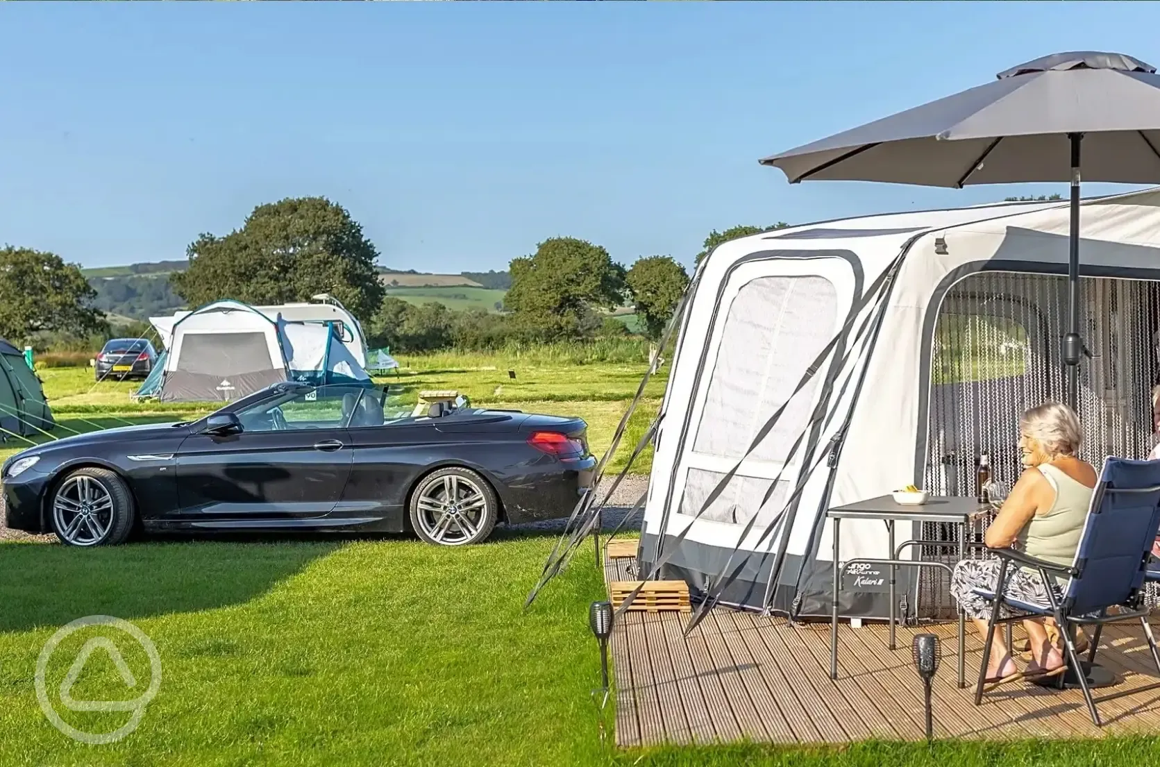 Fully serviced pitches