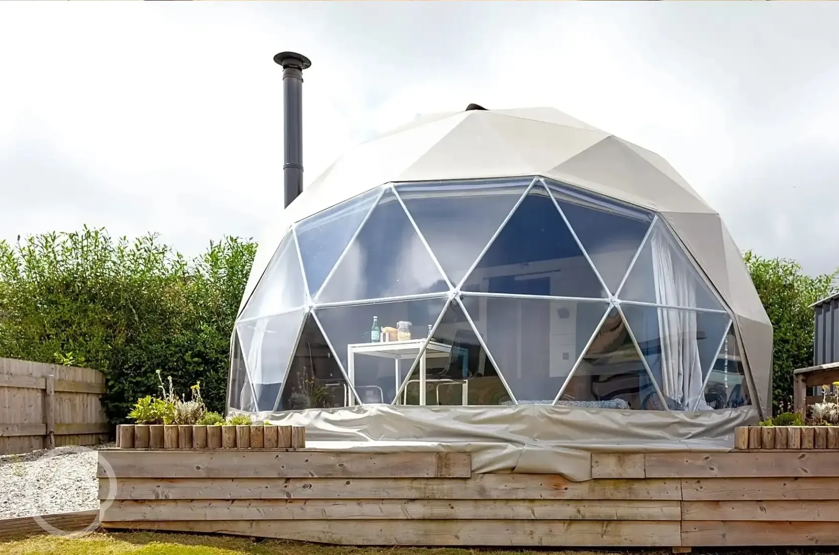 Glamping dome