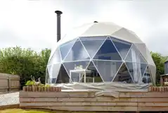 Glamping dome