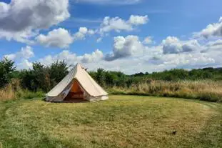 Twitey's Camping and Glamping Meadows, Hunscote, Wellesbourne, Warwickshire (9 miles)
