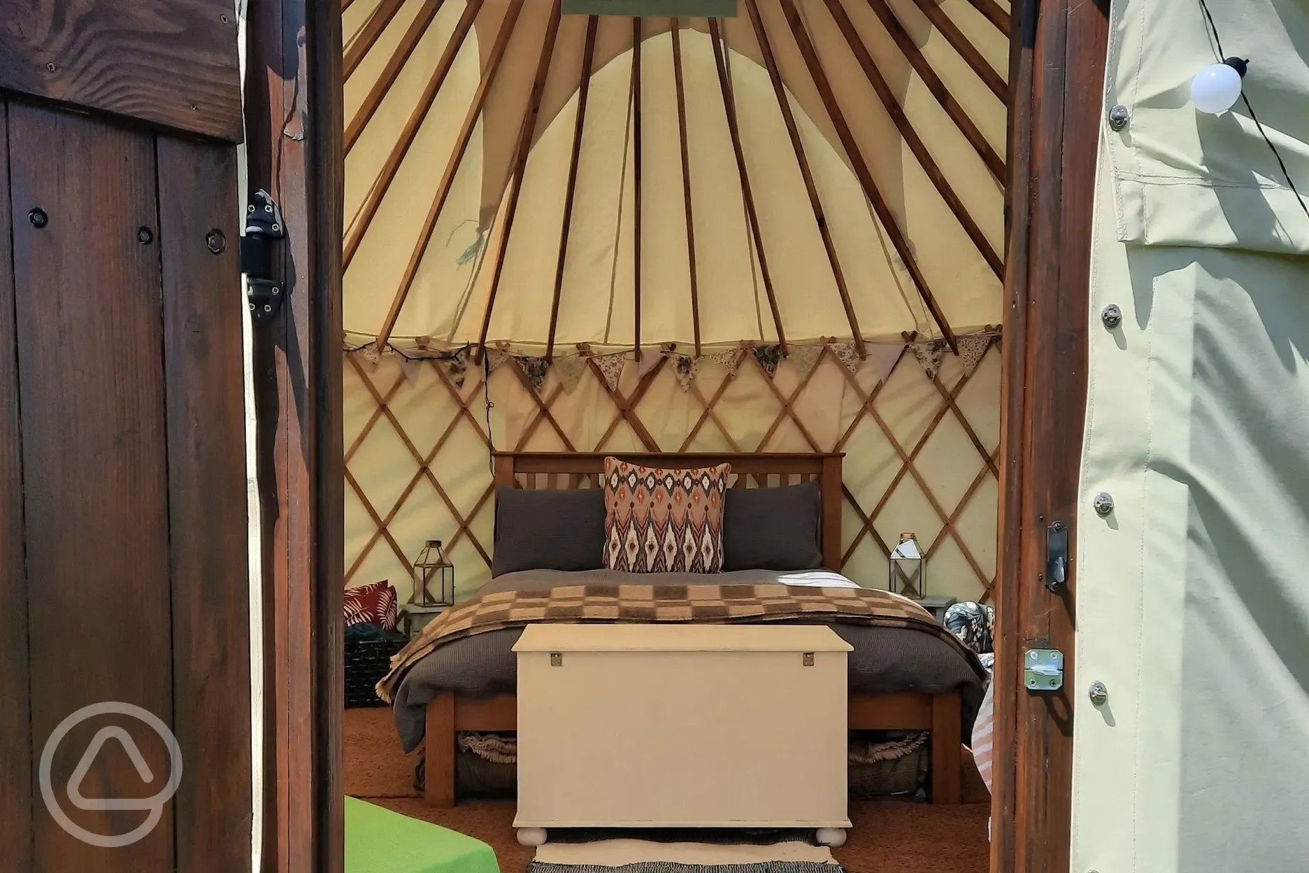 Yurt interior