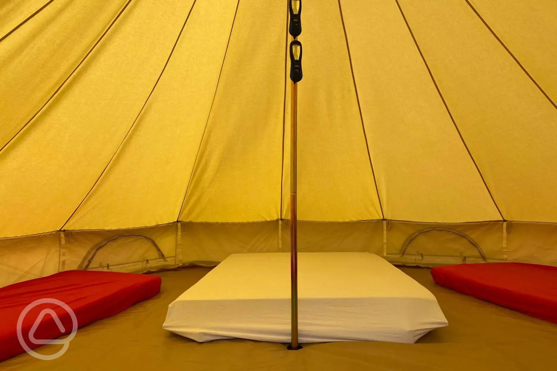 Bell tent interior