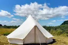 Unfurnished bell tent